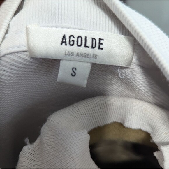 Agolde Folded Sleeve Sweatshirt - Picture 5 of 7